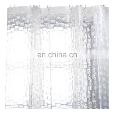 1.8*1.8m Moldproof Waterproof 3D Thickened Bathroom Bath Shower Curtain Eco-friendly White Best Price