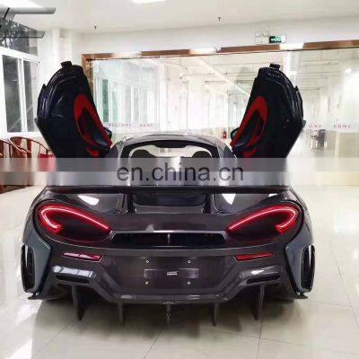 Auto Accessories Carbon Fiber Front Bumper Side Skirts Hood For McLaren 540C 570S Modify 600LT Style Body Kit