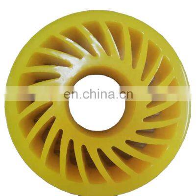 Mechanical bearing Sun wheel PU pu paper feeding wheel Polyurethane wheel for printing equipment