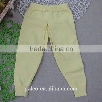 OEM Service Cotton Knitted Pattern Baby Warm Trousers for Autumn photo-3
