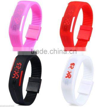 2012 Fashion Women's Jelly LED Bracelet Watches, LED Watches Manufacturer&Supplier&Exporter