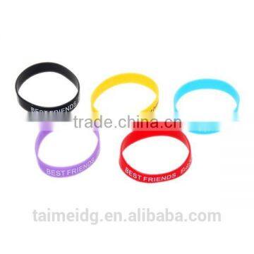 Top quality colorful silicone bracelet