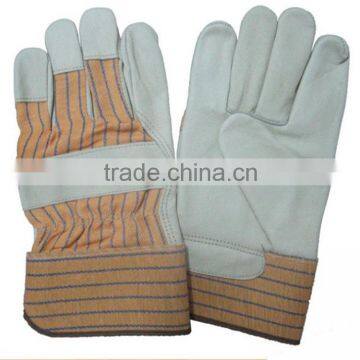 cheap price custom made cow grain Leather working gloves