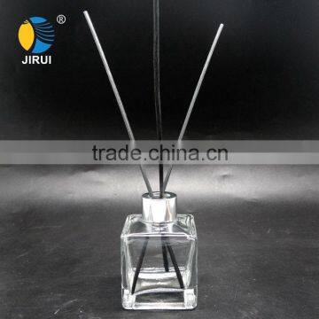 135ml Square Natural Scent Reed Diffuser Glass Bottle With Aluminum Cap Glass Diffuser Bottle Supplier's Choice photo-2