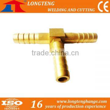 Pipe Connector with Three Holes, Pipeline Accessories for CNC Cutting Machine