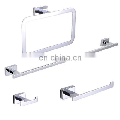 Solid 304 Stainless Steel Towel holder Bathroom Accessory single towel bar rail metal