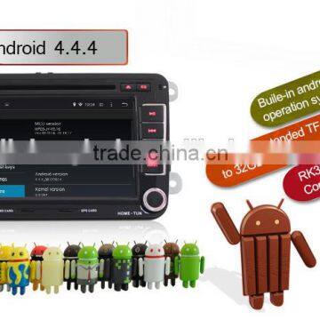 2 Din Car DVD Player for Volkswagen Android 4.4.4 OS RADIO+WIFI/3G+Torque OBD2+CANBUS+GPS+BT+AUX In/out+USB/SD+Two USB+SWC Playe photo-4