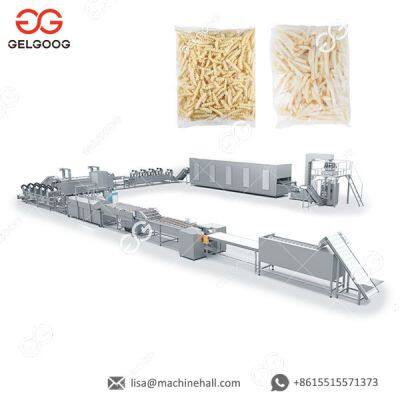 French Fries Production Line Turkey Frozen French Fries Production Machine Potato Chips Production Line