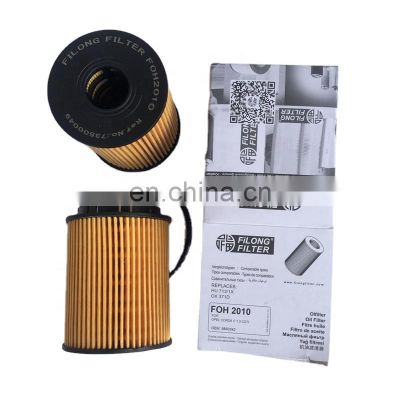 FILONG manufacturer Oil Filter Element   FOH-2010 5650342 73500049 HU713/1X OX371D OE670 CH9713ECO SH4794P L330 E60HD110