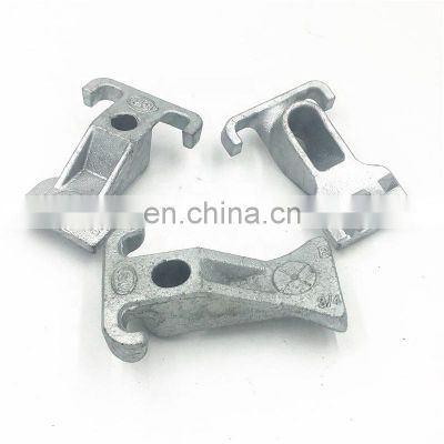 65-45-12 Cast Ductile Iron HDG Guy Hook for electric power fittings pole line hardware