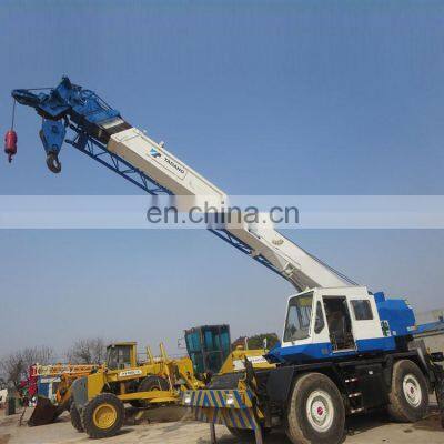 Used truck crane Tadano TL250E,Japan 25Ton crane