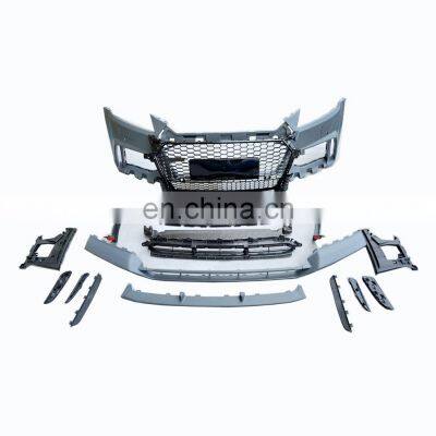 High quality  car bumpers Front bumper complete for Audi TTRS 2015-2018 car body kit auto front bumper fit