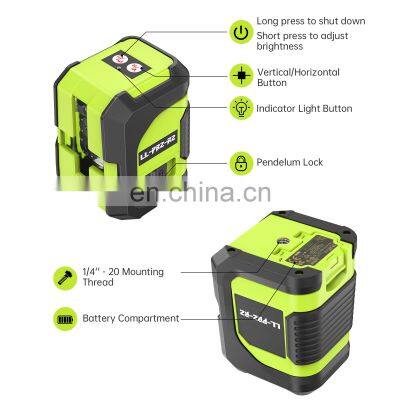 Red Line Class 2 Mini Self-leveling Horizontal and Vertical Laser Level High Precision Dual Modules High Brightness Laser Level photo-4