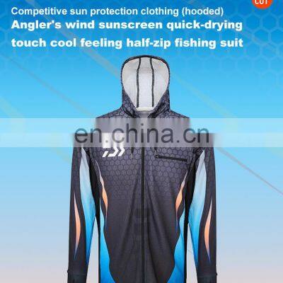 Long Sleeved Fish Suit Quick Dry Fishing T-Shirt-Sun Protection Clothing Fishing Jersey photo-4
