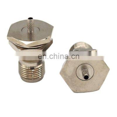 TNC Bulkhead Connector TNC Jack Female Connector Crimp For RG178 1.13 1.32 1.37 Cable Connector