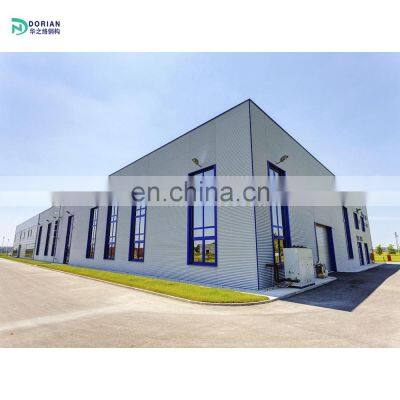 outdoor steel structure building hangar construction warehouse layout design with lighting