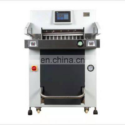 520 Hydraulic System China Paperguillotine Cutting Machine 520mm Hydraulic Paper Cutting Machine photo-2