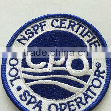 wholesale embroidered patches/Customized Logo Embroidery Patch