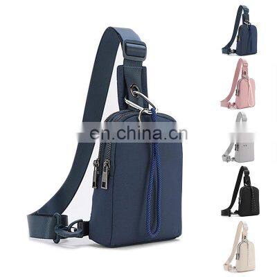 Custom New Outdoor Backpack Fashion Sport Chest Bag Adjustable Nylon Shoulder Crossbody Bags Waterproof Belt Bag Unisex