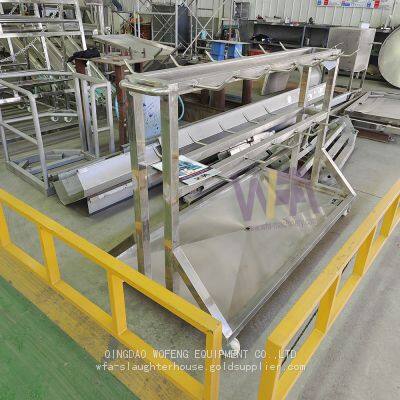 Factory Supply Price Cow Slaughtering Offal Head Trolley For Slaughterhouse Equipment photo-2