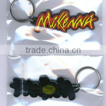 2014 cheap promotion gifts soft PVC keychain, key rings factory