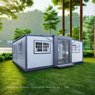 Luxury Oem Factory Low Price 2023 Extended Container House Expandable Prefab Living 20ft 40ft With 3 Bedrooms photo-5