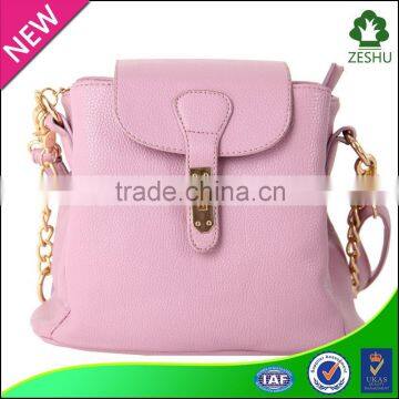 fashion unique design leather lady bag