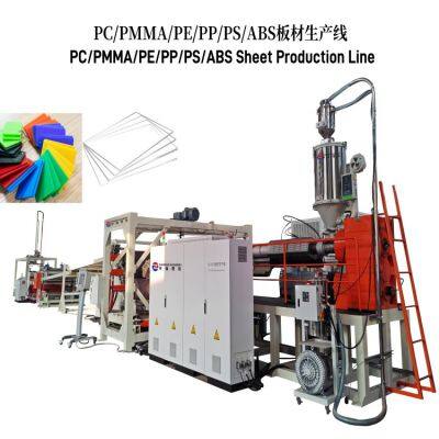 ABS HIPS PMMA PC Sheets Boards Plates Extrusion Line Extruder Machine
