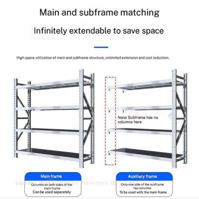 Industrial Stainless Steel Storage Racks for Factory Workshop, 500kg Load Capacity With Side Triangle Support & Adjustable Height - Germany Standard