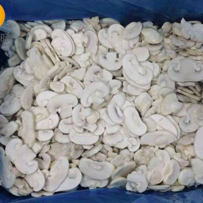 Premium IQF Frozen White Champginon Button Mushroom Cuts Whole Agaricus Bisporus for Wholesale