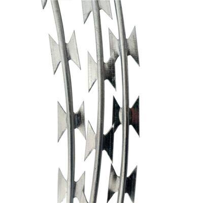 Expanded razor Barbed Wire Fence Flat Wrap razor Barbed Wire Diamond Weld razor Wire Fence Sustainable Waterproof