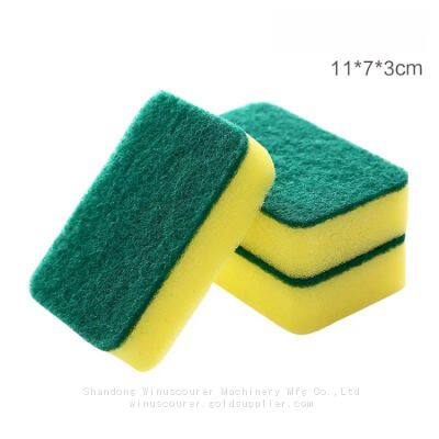 Dual-Sided Scouring Sponge Pads Kitchen Dish Washing Cleaning Sponges for Pots Pans photo-2