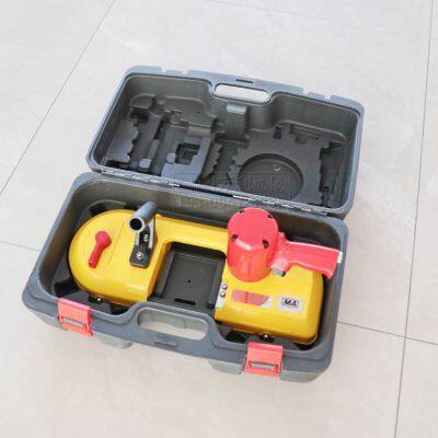 Wanli Mine-used Pneumatic Band Saw, Handheld Small Underground Flameproof Type for Cutting Steel Without Spark, Pneumatic Wire Saw photo-2