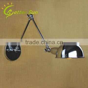 Adjustable Machine Arm Chrome Finished Corridor Wall Light for Home photo-5