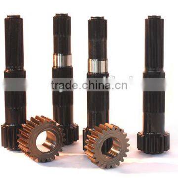 Agricultural machinery gear and shaft