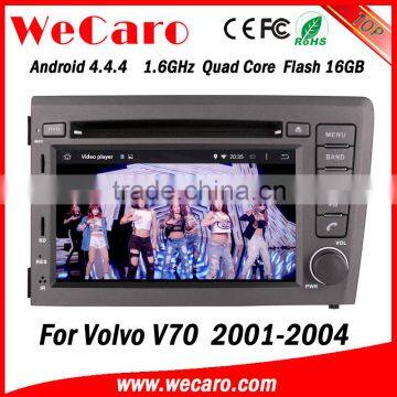 Wecaro WC-VL7060 Android 4.4.4 car multimedia system double din for volvo v70 car dvd gps audio system playstore 2001-2004                        
                                                Quality Choice