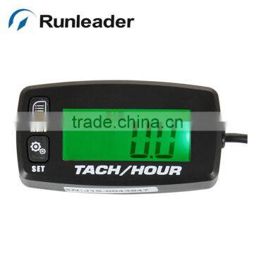 Backlight inducation digital tach hour meter engine hour meter RPM meter maintenance reminder for For Motorcycle Marine Boat ATV