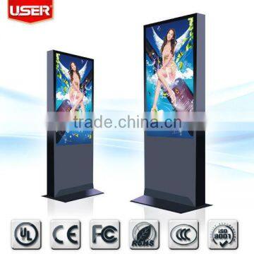 Standalone 42" lcd ad player Floorstanding