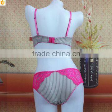 Free Shipping Zebra Line Decorative Sweet Girl Bra Underwear photo-4