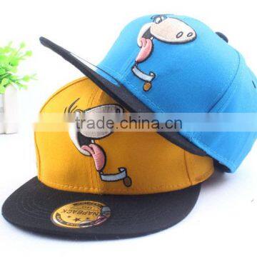 2016 Latest High Quality Cute Cartoon Ant Embroidery Flat Hiphop Baseball Cap Kids