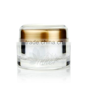 15ml Gold Top Plastic Empty Jar for Skincare product