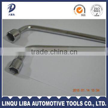 China Manufacturer Heavy duty Forging Chrome Plated L-Shaped Wrench/Spanner on Sale