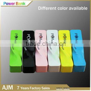 Hot Sell! ABS Material 18650 Cell Perfume Power Bank, Portable power bank 2600