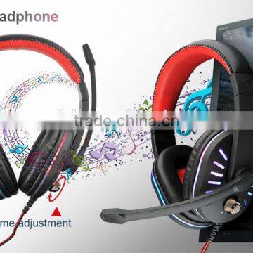 Player Gaming headphone for Kids Adults LED game headset with mircrophone