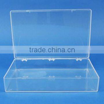 Clear pc plastic box by injection molding