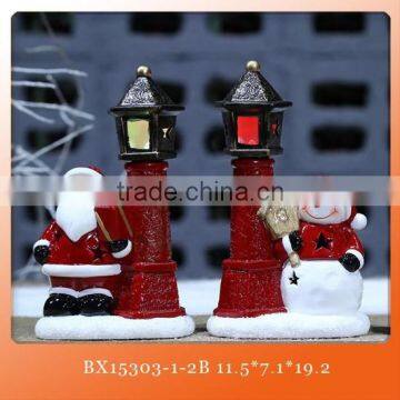 2015 Diy Ceramic Christmas Decorations Santa With LED photo-4