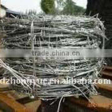 galvanized barbed wire rolls fence