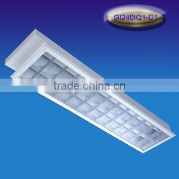 2*36/40W Recessed Grill Lamp House, Lamp Panel, Grille Light Fixture, Grill Lamp Fixture, Lamp Tray