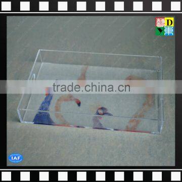 Hot Sale DIY Clear Acrylic Serving Trays With Printing Pattern