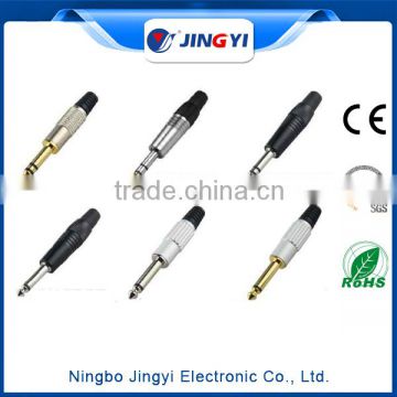 High Quality gold plated 3.5mm cute earphone jack plug